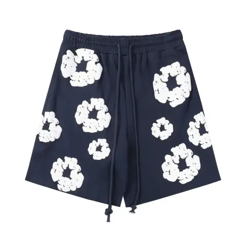 Denim Tears Shorts (Black & Grey) option sapphire blue