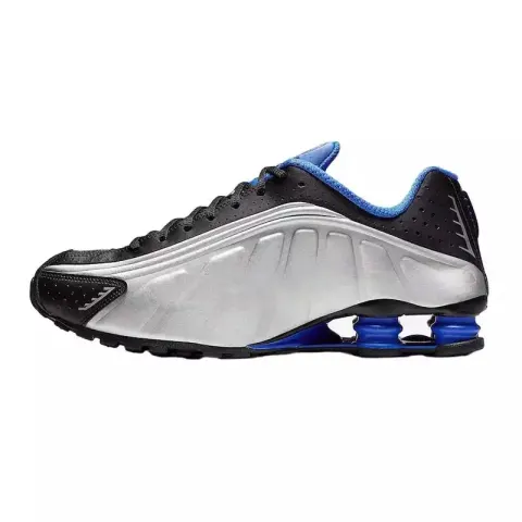 Nike Shox All Black option R4 Silver Blue