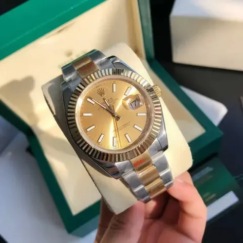 ROLEX option Gold dial-three steel balls