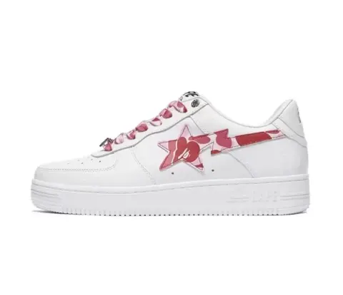Bapesta Sneakers option White Pink Camo