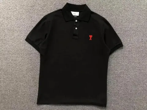 Ami Paris Polo option BLACK CY116