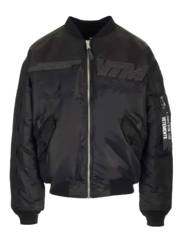 Vetements Racing Bomber Jacket option black