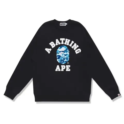 Bape Crewneck option W169 BLACK BLUE