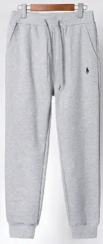 Ralph Lauren Zip Up Hoodie option Light gray pants