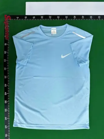 Nike Suits option Reflective tick quick-drying short-sleeved one-piece light blue