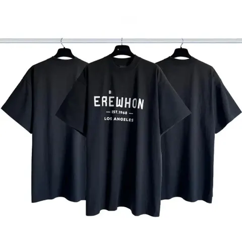 Balenciaga Tees option Supermarket joint black