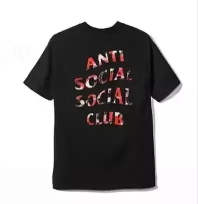 ASSC Anti T-Shirts option Black Camouflage Flower