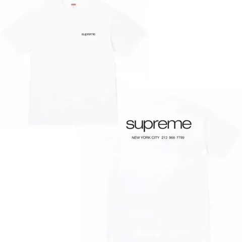 Supreme T-Shirts Devil And Lawyer option B355 store information white