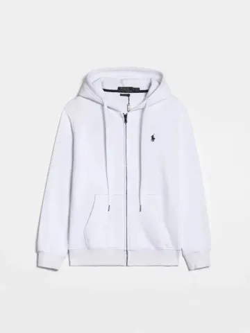 Ralph Lauren Zip Hoodie option White Black Label
