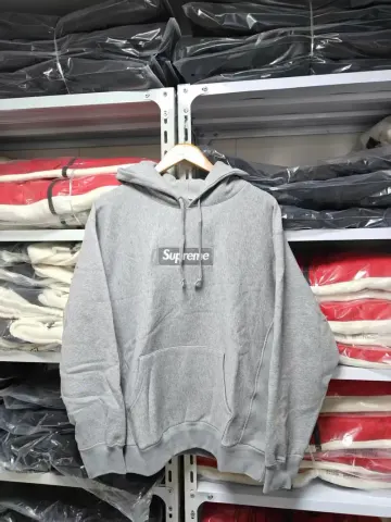Supreme Box Logo Hoodie 24 option grey