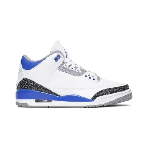 Jordan 3 Black Cat option Racer Blue