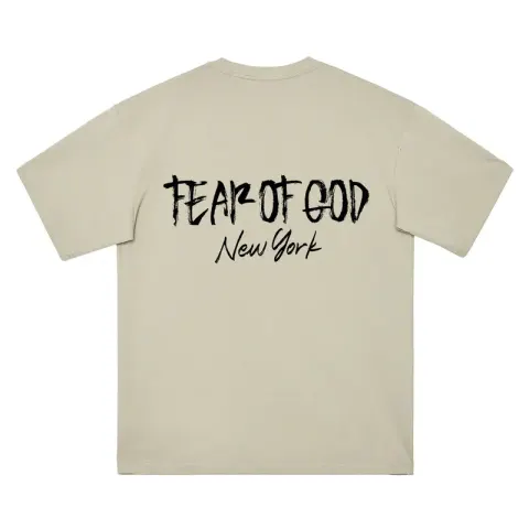 Fear Of God T-shirts option Khaki color is too large