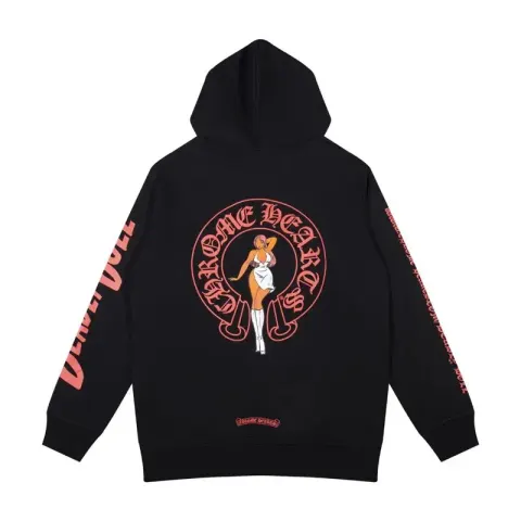 Chrome Hearts Hoodies (20+ Styles) option K7024 Black