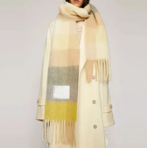 Acne Studios Scarf option Pale yellow