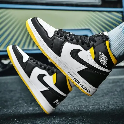 Jordan 1 High "Not For Resale" option NOT ban black and yellow