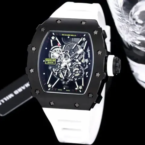Richard Mille Watch 35-02 option Black Shell  White Tape