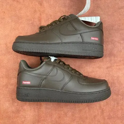 Supreme Air Force 1 White option Brown