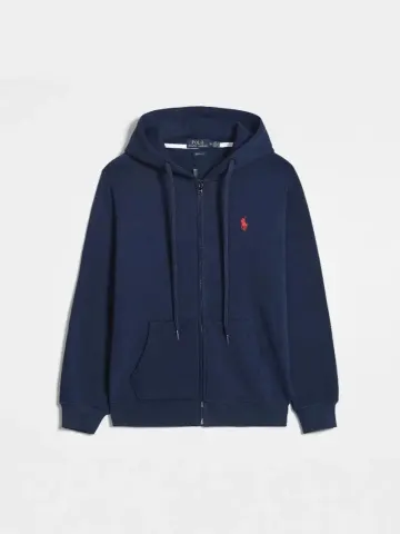 Ralph Lauren Zip Hoodie option Navy Blue Red Label