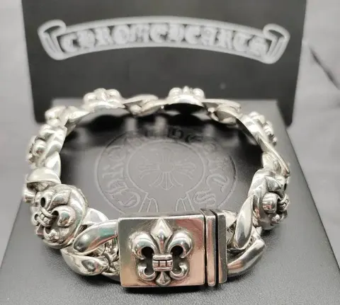 Chrome Hearts Thick Bracelet With Cross option S5