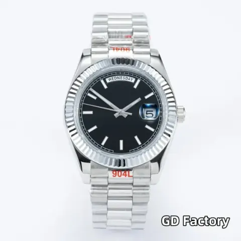 Rolex Datejust 41mm option [Bar Dial] Silver Case  Black Dial  Steel Bracelet