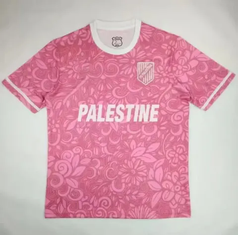 Palestine Jersey option 2526 Palestine Camouflage Pink English S