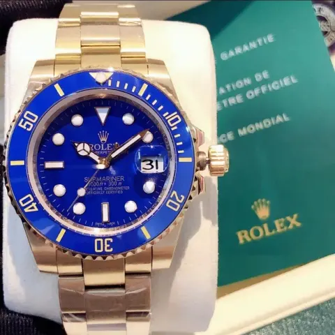 Rolex option **All Gold Blue Water Ghost