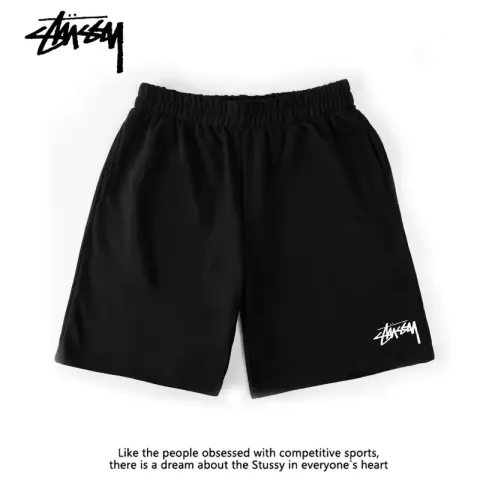 Stussy T-shirt option Black small standard shorts]