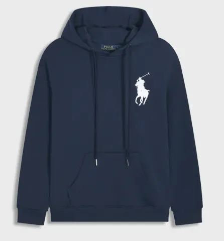 Ralph Lauren Zip Hoodie option Horse Navy