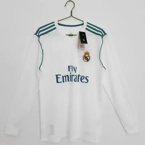 AC Milan Long Sleeve T-Shirt option Real Madrid Home Long-Sleeve 17/18