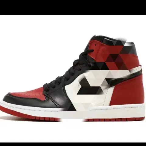 Jordan 1 Union Black Toe option Black and red toes
