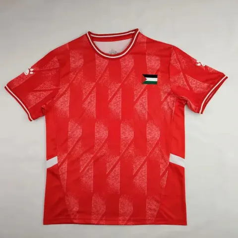 Palestine Jersey option 2425 Palestinian national team home red