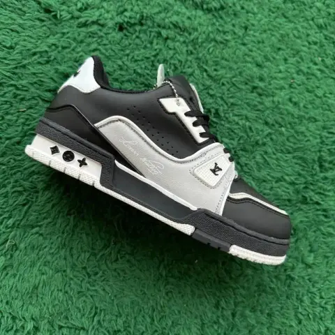 LV Trainers White Signature (Budget) option GREY WHITE