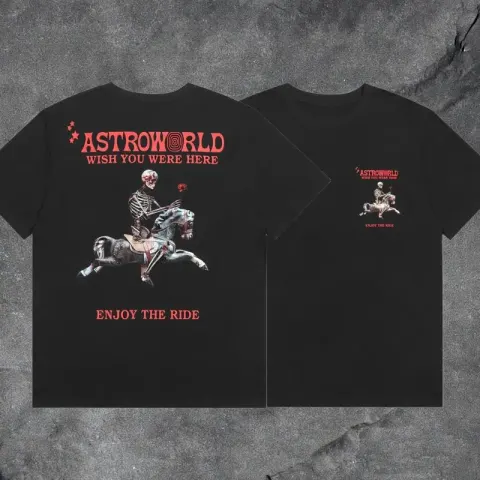 Travis Scott Tee 69cw option Black 3143