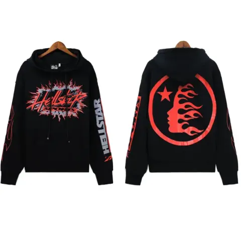 Hellstar Hoodie option Cotton hooded sweater DY-W01 black