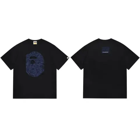 Bape Tees option 173 black and blue
