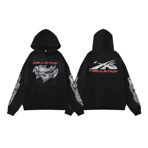 Hellstar Hoodie option Cotton hooded sweater DY-w08 black