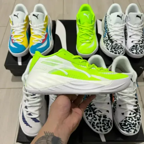 Puma All-Pro Basketball Shoes option green