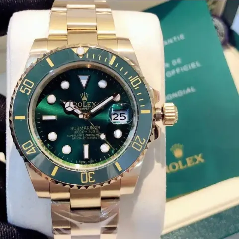 Rolex option **Full Gold Green Water Ghost