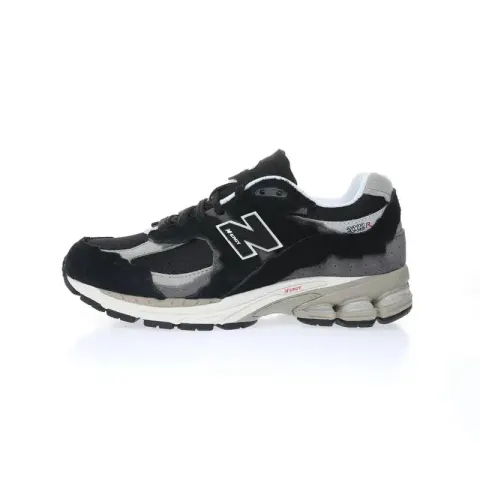 NB 2002 Phantom Shoes option M2002RDJ black dark gray distressed rags