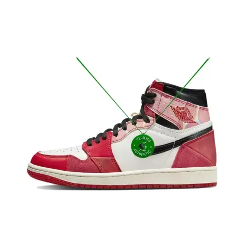 Off-White AJ1 University Blue option New Spliced Spider-Man