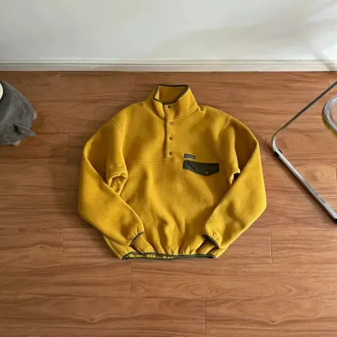 Patagonia Jacket option Yellow Green Pocket