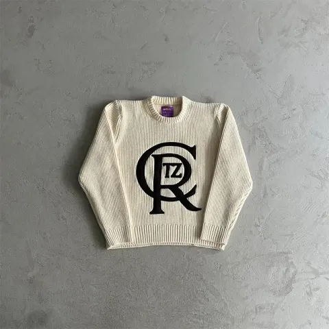 Corteiz Knit Sweater option Yellow patch sweater