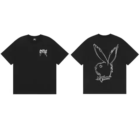 Revenge T-Shirts option Grey black rabbit