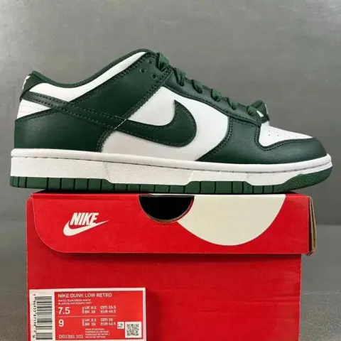 Nike Dunk Low Gray Fog option White green DD1391-101