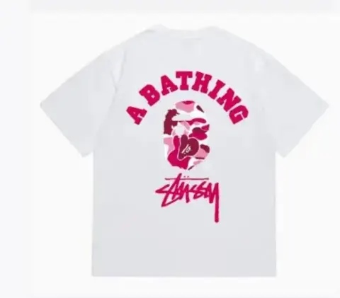 Bape x Stussy Tee option 214 White