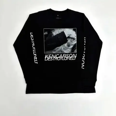 Ken Carson x Destroy Lonely Longsleeve T-Shirt option Black