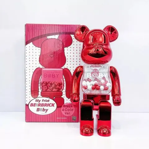 Bearbrick 400% option Qianqiu electroplating red