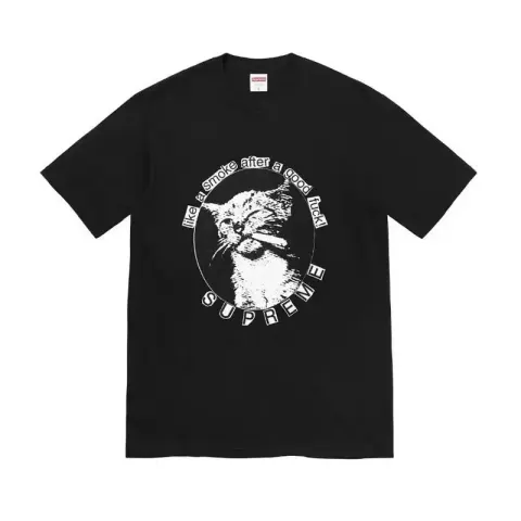 Supreme T-Shirts Devil And Lawyer option B349 Kitten Black