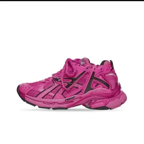 Balenciaga Runner Black Red Graffiti option Black powder