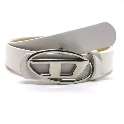 Diesel White Belt option smooth white